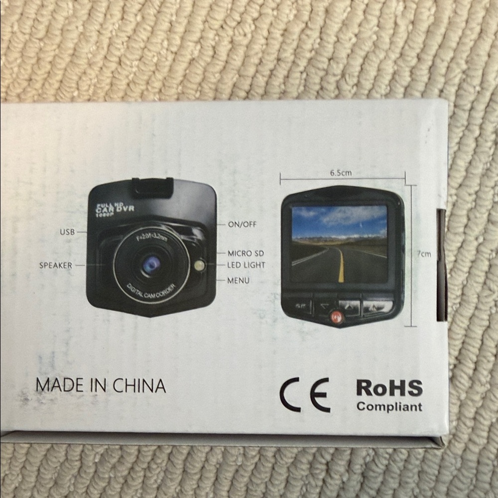 Ash On-Dash Camera with Night Vision - Black - Picture 4 of 8